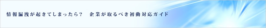 報漏洩が起きてしまったら? 企業が取るべき初動対応ガイド