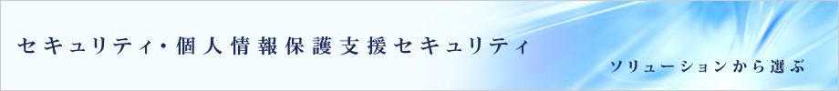 セキュリティ・個人情報保護支援セキュリティ