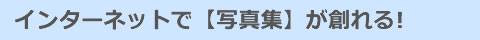 �C���^�[�l�b�g�Ŏʐ^�W���n���I